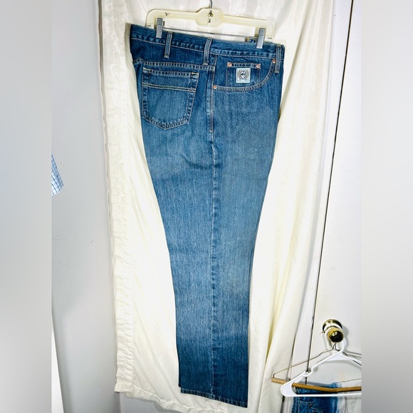 Cinch White Label Relaxed Fit Mid Rise Straight Leg Jeans Size 38X34 Preowned. - Picture 3 of 5